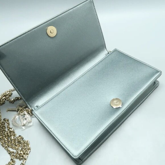 DIOR Blue W/P Cloth Shoulder Bag 1370-013025 - Picture 8 of 12